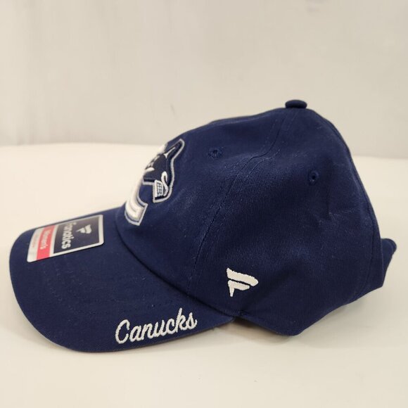 Vancouver Canucks Womens Adjustable Hat Ballcap NEW - Picture 3 of 8